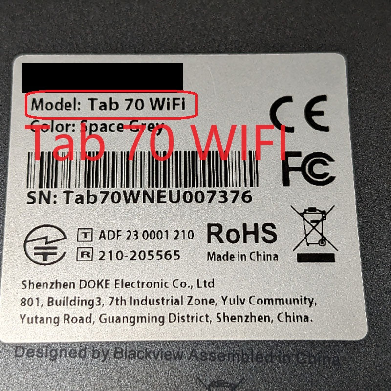 10.1 Inch Touch Screen Panel Digitizer For Blackview Tab 70 WIFI