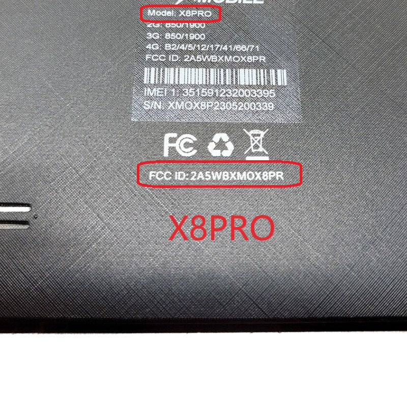 8インチ Touch Screen Panel Digitizer For Xmobile X8 PRO X8PRO 2A5WBXMOX8PR