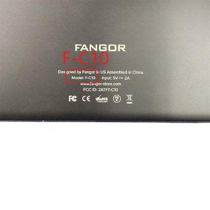 Digitalizador de pantalla táctil de 10,1 pulgadas para FANGOR F-C10