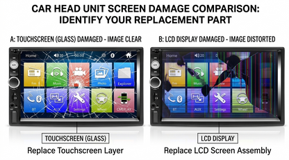 For Jensen CDR6221 6.2" Car Stereo Touch Screen Digitizer Replacement
