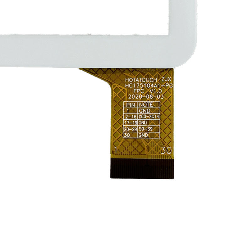 10.1 Inch Touch Screen Panel Digitizer For HC175104A1-PG FPC V1.0