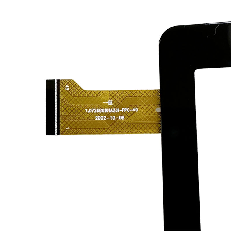 Flex cable FPC connector detail for YJ1726GG101A2J1-FPC-V0 touch screen digitizer replacement