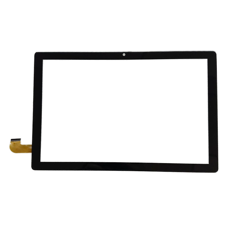 Front view of 10.1 inch replacement touch screen digitizer glass for HZYCTP-102500A tablet