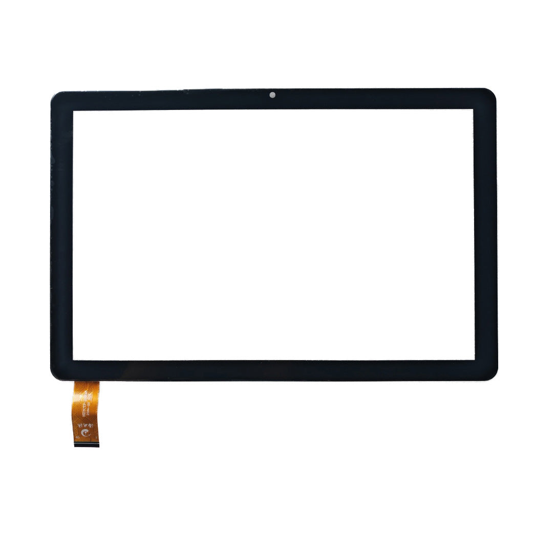 Front view of 10.1 inch replacement touch screen digitizer glass for HZYCTP-103618