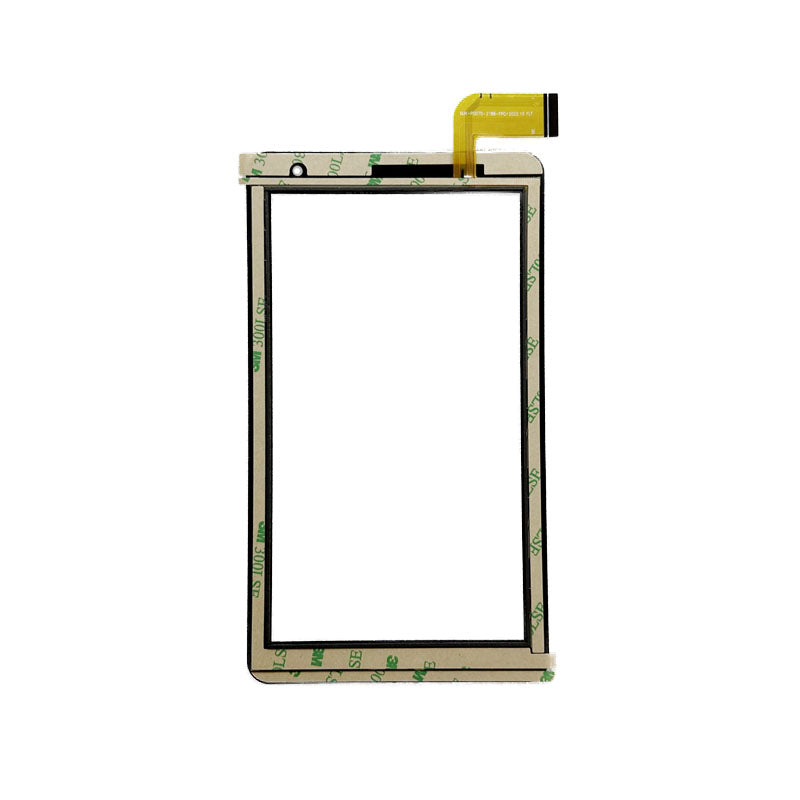Rear side of the 7 inch touch screen digitizer for MJK-PG070-2189-FPC showing ribbon cable layout