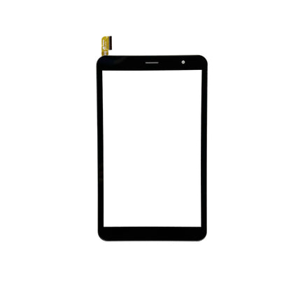 Front view of 8" touch screen digitizer for NUU TAB 8 T0802L
