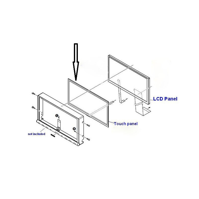 For Kenwood DDX-5015BT DDX5015BT 6.2" Car Stereo Touch Screen Digitizer Replacement