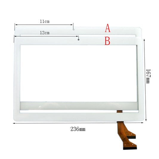 10.1" touch screen digitizer glass panel ZY-1002A