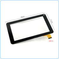 Nuovo pannello touch screen da 7 pollici in vetro per digitalizzatore per LOGICOM S732 / FUNZIONA TM704